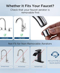 Compatibility guide for Sink Faucet Water Filter System Rose Gold Easy Install Long Lasting 350 Gallons Cuts 98 Percent Chlorine Lead And Rust