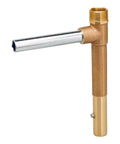 Quick Coupler Key Tool For Coupler Valve 1 Inch MPT To 3 Quarter Inch FPT Outlet Solid Brass Sprinkler Irrigation System Accessory For Easy Water Access And Garden Safety QK100 in brass and metal construction.