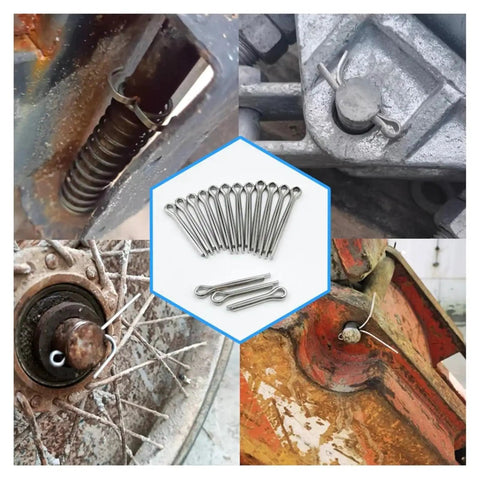 Heavy Duty Cotter Pin Assortment Kit 260 390 520 Pcs Stainless Steel 304 Split Pins In M1.5 M2.5 M3.2 M4 Sizes usage examples