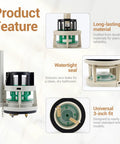 3 Inch Toilet Flush Valve Repair Kit for Universal Fit on Most One Piece Toilets product features