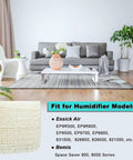 Cozy living room with 1043 Humidifier Wick Filter Replacement That Fits Essick Air AIRCARE and Bemis models shown enhanced