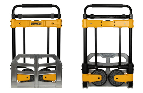 Heavy Duty Folding Hand Truck And Moving Dolly With Telescoping Handle, 420 Lb Capacity, Steel Frame, dual flat-free wheels