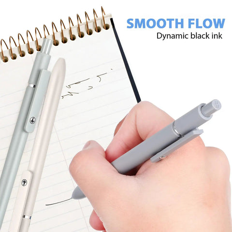 Retractable Gel Ink Pens With Refills For Smooth Quick Dry Writing Leak Free And Smudge Resistant Office And School Supplies
