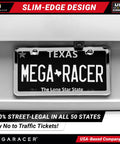 Slim Mirror Chrome License Plate Frames 2 Pack For Front And Rear Whips Car Wash Safe Stainless Steel Rust Free And Rattle Free
