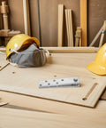 Workbench with Heavy Duty Concealed Pivot Door Hinge System For Wood Cabinets And Secret Doors With 360 Degree Rotation Stainless Steel Hidden Hardware By Lifkome For Industrial Grade Installations