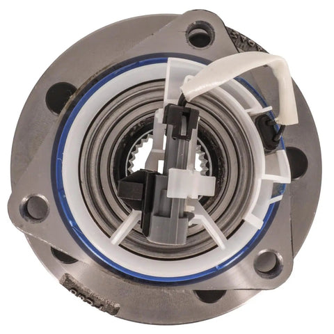 Front Wheel Hub Bearing Assembly For Cadillac STS 2005-2011 5-Lug Without ABS, Drop-In Direct Fit Replacement, 30-Spline Ball Bearing