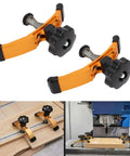 Heavy Duty Aluminum T Track Hold Down Clamps For CNC Router, Engraving Machine Press Plate Vise Grip Workpiece Clamp, close-up view