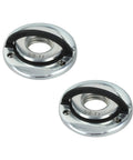 Close-up of 5/8-11 Quick Change FIXTEC Nut 2-Pack Fits Angle Grinders 2783-20 2785-20 Tool Free Wheel Change in silver