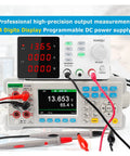 7 Modes 120V 3A Adjustable Bench Power Supply With Digital LCD Display, Fine And Coarse Adjustment Knobs, high precision display