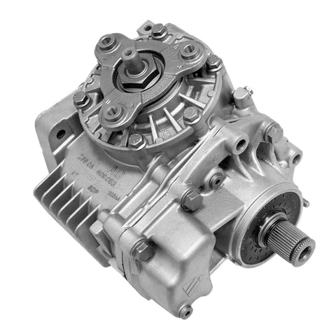 Rear Axle Transmission Transfer Case Assembly For Passat CC Tiguan 4 Motion Q3 Quattro 0AU409053T Auto Parts Replacement Heavy Duty Gear Set For Smooth Quiet Power Transfer Bolt On Direct Fit Fits Multiple AWD Models silver alloy housing and splined shaft