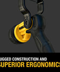 Close-up of Heavy Duty Hydro Cannon Nozzle handle, showcasing rugged construction and superior ergonomics for effective use.