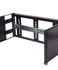Heavy Duty 4U Rackmount Din Rail Panel With Adjustable Depth 14 Gauge Steel, showcasing metal construction and design for server racks.
