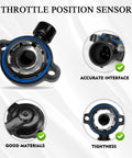 Throttle Position Sensor TPS For Chevrolet GMC Buick Cars And Trucks Compatible With Silverado Sierra C1500 K2500 Century Savana OEM Replacement 2134668 213912 977030 17123855 17123852, blue seal