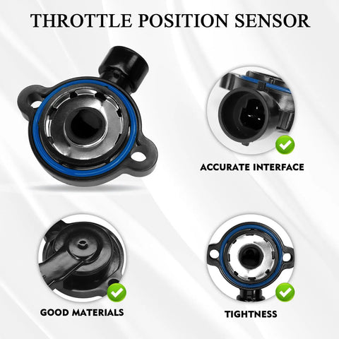 Throttle Position Sensor TPS For Chevrolet GMC Buick Cars And Trucks Compatible With Silverado Sierra C1500 K2500 Century Savana OEM Replacement 2134668 213912 977030 17123855 17123852, blue seal