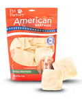 Beefhide Chips Dog Chew Treats Natural Flavor 22 Oz Long Lasting Rawhide Chews For Dogs Premium Quality Made In USA packaging