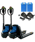 Heavy Duty 4400 Lb Motorized Electric Pallet Jack Truck With Quick Swap Battery, Fast Charge, And Compact Turning Radius with batteries