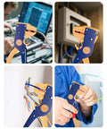 2 In 1 Quick Strip Wire Stripper And Cutter For 14 To 24 AWG Solid And Stranded Wires in use by technicians, close-up