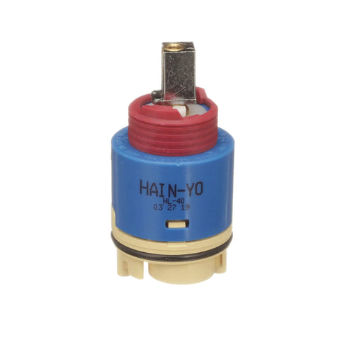 Pressure Balancing Cartridge For Tub And Shower Kit 3P RK7300 Cart, easy install component in blue and red with metal stem