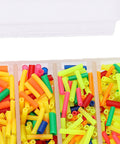 Hot Heat Shrink Tubing Colored Sleeves For Fishing Bait Kit Protection 250pcs Durable ABS Tackle Rigging Wrap Sleeve Stuff You Need, assorted colors in storage box