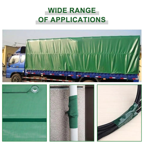 Heavy Duty Dark Green Duct Tape Waterproof Cloth Fabric Tape For Photographers And DIYers, Repairs, Crafts, Indoor Outdoor Use 2 Inch By 45 Yards Tough As Nails Yet Easy Tear on truck, pipe, and cable applications