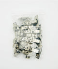 Badass 45 Degree Corner Cabinet Hinge Pack Of 8 With 35 Millimeter Mount Fits 16 To 20 Millimeter Panels in a clear bag.