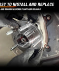 Installation of Rear Wheel Bearing And Hub Assembly 5 Lug For Subaru Forester 2014 To 2018, Impreza 2012 To 2021 close-up view