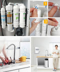 One Quarter Inch Female Thread To One Quarter Inch Tube Straight No Fuss Quick Connect Adapter fitted in water filtration system