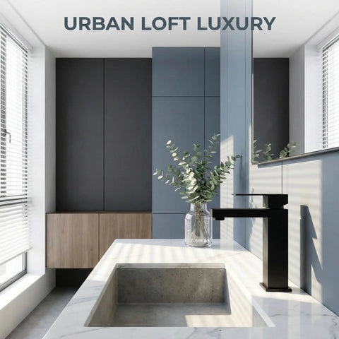Go To Matte Black Bathroom Faucet With Smooth Single Handle And Included Pop Up Drain, Fresh Square Vanity Sink Tap For No Hassle Single Hole Deck Mount Setup And Solid Daily Performance