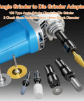 Two Pack Angle Grinder To Die Grinder Adapter Set turns your grinder into a die grinder with five eighths eleven thread displayed