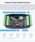 Rock Solid 8 Channel Analog Data Acquisition Module With 12-Bit Precision For Voltage And Current Sensing displayed with features