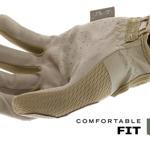0.5mm High-Dexterity Tactical Work Gloves With Secure Fit And Precision Feel For Airsoft, Paintball, Hunting, DIY Projects, And Everyday Utility Gear, Men's Size Small, Brown, showing AX-Suede palm