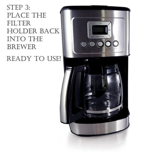 Coffeemaker with filter holder for 12 Pack Coffee Activated Charcoal Cartridges Water Filter Replacement For DCC RWF And Cuisinart Coffeemaker