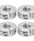 4 Pack Shaft Collar Set Aluminum Alloy Clamp On With Set Screws 14mm Bore 35mm OD 12mm Width Heavy Duty Spacers