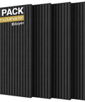 Killer Sound Blocking Acoustic Wall Panels 4 Pack No Sweat Peel And Stick Foam Tiles For Home Studio Recording Setup Self Adhesive Noise Reduction Wall Decor Top Shelf Quality, 47.2x23.6x0.72 inches in black.