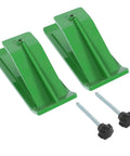 Two Pack Universal Tractor Bucket Edge Protectors For Most Loaders, Built Tough On Heavy Duty Steel With Durable Green Powder Coating