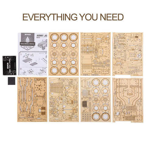 1:18 Scale Mechanical Car Puzzle Kit for Adults and Teens, 3D Wooden Model, No Glue Needed, brain teaser