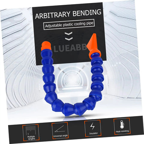 Flexible plastic cooling hose from Ten Pack Flexible Plastic Cooling Hoses Designed For High Temp Coolant Systems, adjustable and heat-resistant.