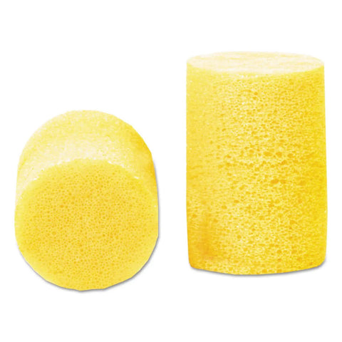 Classic Ear Plugs Pillow Paks Uncorded Polyvinyl Chloride Foam Yellow 200 Pairs For Quiet Workdays Moisture Resistant Soft Foam