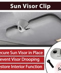 Sun Visor Clip Replacement Kit For Heavy Duty Trucks S16-1023-661 F01377-2 Gray Interior securing sun visor in place