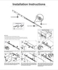 Installation instructions for 45mm Full Extension Ball Bearing Drawer Slides Side Mount 32 Inch 800mm 1 Pair.