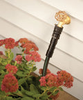HT075BFFSX Pro Grade Drip Irrigation Backflow Preventer With 150 Mesh Filter installed on outdoor hose for garden use