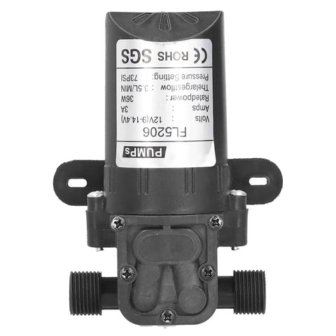 Fabater 12V Dc Micro Diaphragm Pump Self Priming Sprayer With 36W Motor And 73Psi Pressure For Industrial Painting Tools Water Transfer Applications Reliable Sealed Design And Dust Resistance For Stable Fluid Delivery