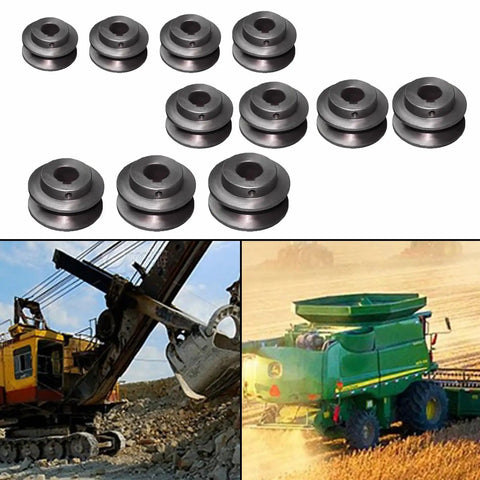 Beefy Heavy Duty Cast Iron V Belt Pulley Built To Last For Industrial And DIY Power Transmission 20mm Shaft With Optimized V Grove And High Load Capacity For Heavy Duty Applications. Cast iron V belt pulley, 20mm shaft, for machinery and farm equipment
