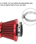 Red 38mm air filter and clamp for VM22 Carburetor Kit Replacement For Predator 212cc 196cc 224cc Engines And GX160 GX200