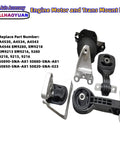 Four Piece Engine Mount Kit For 2006 2011 Honda Civic 1.8L Direct OE Replacement With Durable Rubber Insulators displayed