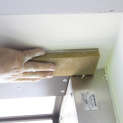 Using Extra Large Drywall Sanding Sponge With Fine And Medium Grits For Rough And Finish Sanding Rinseable And Reusable 10 By 3 By 1 Inch
