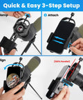 Universal Phone Mount Adapter For Spotting Scopes And Telescopes With 3 Axis Precision Alignment And Z Axis Fine Tuning setup guide