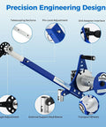 Precision engineering design of Heavy Duty Handheld Cable Puller And Drill Powered Wire Tugger with telescoping boom and adjustments.