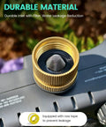 No Fuss Dual Outlet Hose Timer For Yard Watering With Two Zone Scheduling, brass inlet with filter and leakage prevention