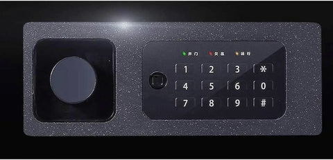 Heavy Duty Home Safe Box With Biometric Lock And Electronic Digital Safe, Rugged Solid Steel Construction, Scratch Resistant